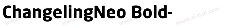 ChangelingNeo Bold字体转换